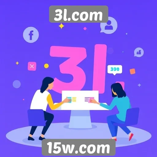 Recursos interativos que atraem usuários em 3l.com